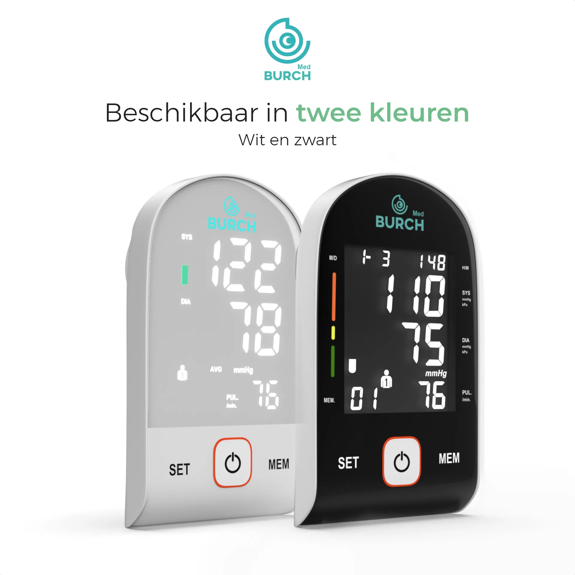 BURCHMed project — Beschikbaar in twee kleuren, Afmetingen kopie