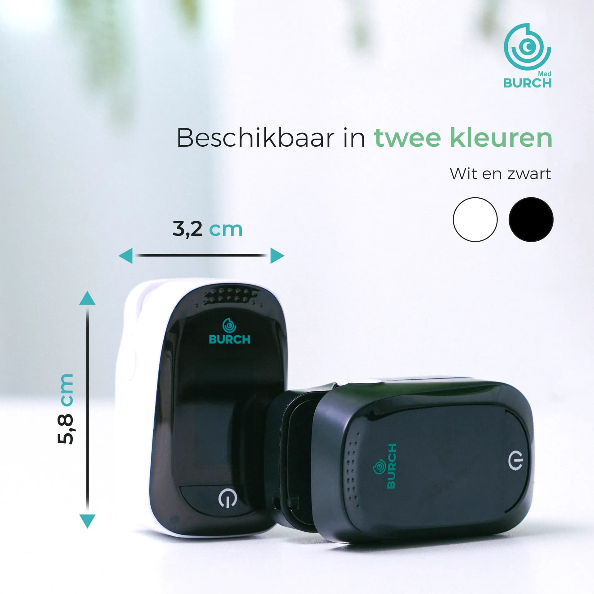 BURCHMed project — Beschikbaar in twee kleuren, Afmetingen