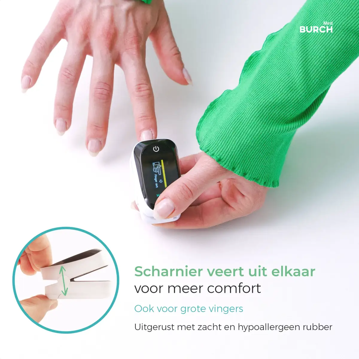 BURCHMed project — Scharnier, Zacht Rubbert, Hypoallergeen