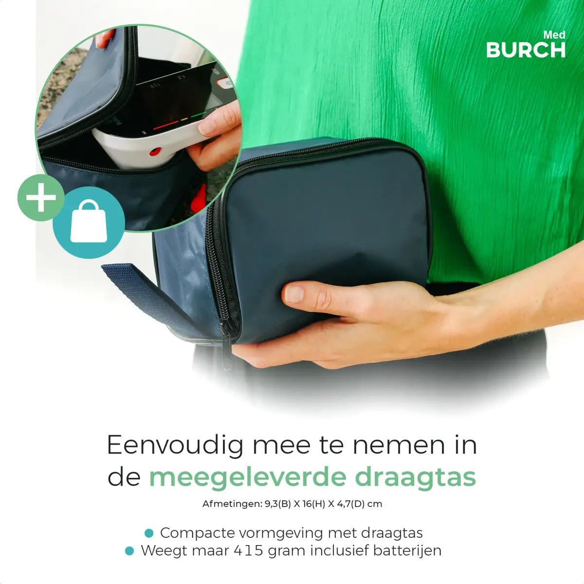 BURCHMed project — Zakje, Eenvoudig mee te nemen Zwart